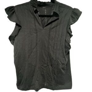 Ralph Lauren Black Ruffled Women’s Top